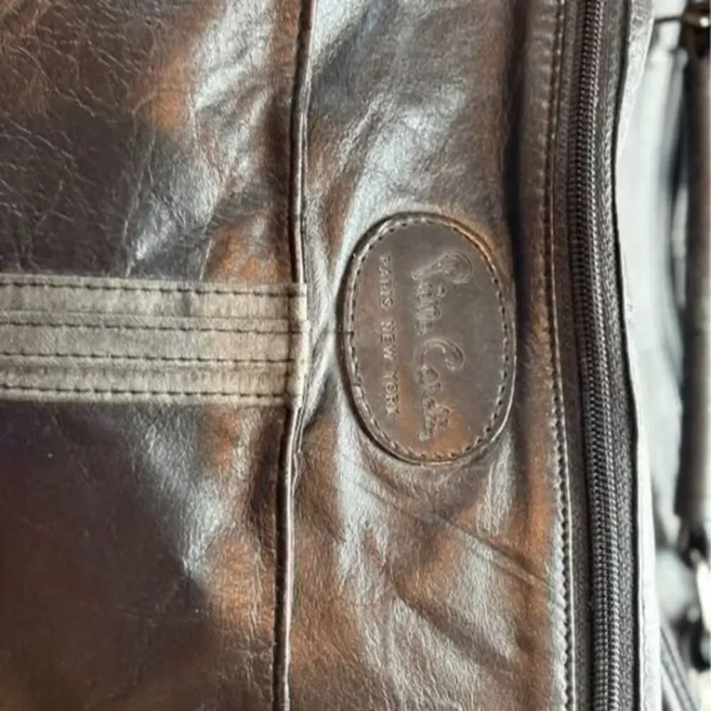 Vintage Pierre Cardin Men's soft leather briefcase‎ Large